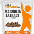 BULKSUPPLEMENTS.COM Magnolia Bark Extract Powder - Magnolia Officinalis, Magnolia Bark Supplement, Magnolia Extract - Gluten Free, 800mg per Serving, 250g (8.8 oz) (Pack of 1)