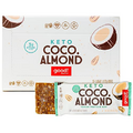 good! Snacks Keto Vegan Protein Bars, Coconut Almond, Gluten Free Keto Snack Bar, Low Carb, Low Sugar Meal Replacement, High Protein Healthy Snacks, 10g Protein, 3g Net Carbs, 12 Bars