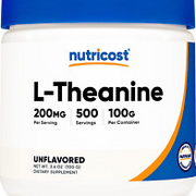 L-Theanine Powder 100 Grams - Gluten Free & Non-Gmo
