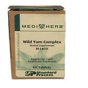 Standard Process Medi Herb Wild Yam Complex 40 Tablets Exp 1/26