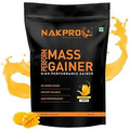 NAKPRO High Perform Mass Gainer Protein Powder Mango - 1Kg