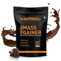 NAKPRO High Perform Mass Gainer Protein Powder Chocolate - 1Kg