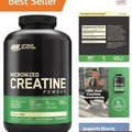 Micronized Creatine Monohydrate Powder for Explosive Strength - 120 Servings