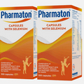 NEW 2 LOT Pharmaton Capsules with Ginseng and  2x100 Tablets (200 Tablets)