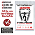 Samson Nutrition, Quality Pea Protein Powder 3kg, Flavoured & Unflavoured, 85% +