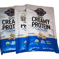 Garden of Life Organic Creamy Protein With Oatmilk Powder, travel/daily size 3X