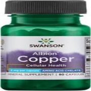 Swanson Ultra Albion Chelated Copper Enhances Cellular Health 2mg 60 Capsules