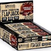 Warrior Raw Protein Flapjack Bar - 12 bars | 3 Flavours | Oats Milk Whey Protein