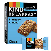 Breakfast, Healthy Snack Bar, Blueberry Almond, Gluten Free Breakfast Bars, 100%