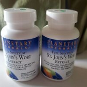 2+ Bottles Planetary Herbals St. John's Wort Emotional Balance 750 mg READ!