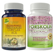 Garcinia Cambogia Fat Burner & Forskolin Extract Weight Management Supplements