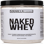 Vanilla Whey Protein 1Lb, 3 Ingredients, Grass Fed, GMO-Free, Soy & Gluten Free