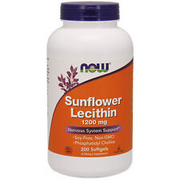 NOW Foods Sunflower Lecithin 1200mg 200Caps Nervous System Phosphatidylcholine