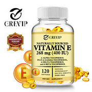 Naturally Sourced Vitamin E 268mg - Supports Skin, Hair, Immune and Eye Health