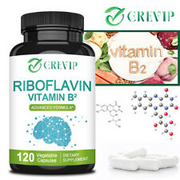 Riboflavin Vitamin B2 400mg - Skin and Vision Health, Support Nervous System