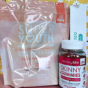 SkinnyFit SUPER YOUTH Collagen Powder-Pch Mango + SKINNY GUMMIES 60ct + Mixer