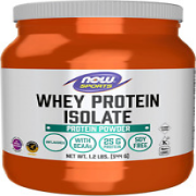 Sports Nutrition, Whey Protein Isolate, 25 G with Bcaas, Unflavored Powder, 1.2-