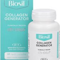 BioSil Vegan Collagen Generator, Clinically Tested, 60 Liquid Capsules