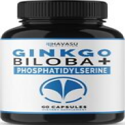 Ginkgo Biloba Supplement, Supports Brain Health, Memory & Focus, 60 Capsules