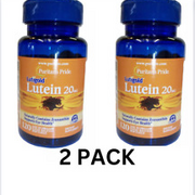 Lutein 20 mg 120 Softgels  Zeaxanthin  Supports Eye Health [2 PACK]