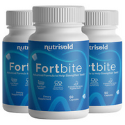 Fortbite Advanced Formula to Help Strengthen Teeth & Gums 3 Bottles 180 Capsules