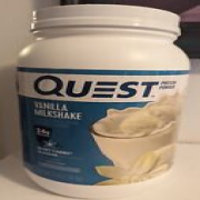 Quest Protein Powder Vanilla Milkshake 3lbs Expires 10/13/25