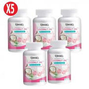 5X Rida Coconut Oil Plus Collagen Tripeptide Vitamins Health Nourish [60Softgel]