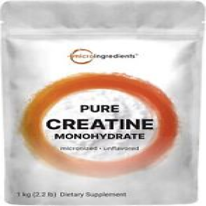 Creatine Monohydrate Powder 1 kg (2.2 Lbs), 5000mg Per 2.2 Pound (Pack of 1)