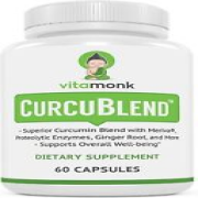 Vitamonk CurcuBlend Dietary Supplement 60 Capsules Brand New USA Made