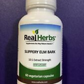 Real Herbs Slippery Elm Bark Extract - Derived from 7000mg of Slippery Elm Bark