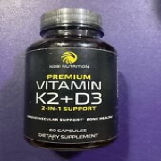 Nobi Nutrition Vitamin D3 K2 with Bioperine - Supplement to Support Bone, Heart