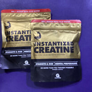 LOT OF 2 [Gains In Bulk] Instantized Creatine Monohydrate 30 Servings Exp 9/2024