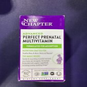 New Chapter Advanced Perfect Prenatal Multivitamin 192 Tabs DMG Box