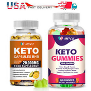 Keto Diet Pills 20,000mg Best Weight Loss Fat Burner Carb Blocker Diet ACV Pills