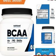 High-Quality Unflavored BCAA Powder 2:1:1 - 90 Servings for Optimal Amino Acids