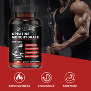 CREATINE Monohydrate - Muscle Building - Enhanced Strength & Performance-60 Cap
