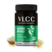 VLCC Natural Science Safed Musli - 500mg tablet for men Power | Vitality | Endur