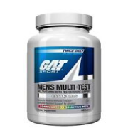 GAT Men's Mult+ Test - 60 Tablet By Deep Muscle, 60 Count (Pack of 1)