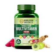 Himalayan Organics Whole Food Multivitamin For Men With B1,B2,B3,B5,B6,B7,B9 & B