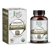 Just Jaivik Organic Vibhitaki/Baheda (Terminalia Bellerica) - 750mg (90 Tablets)