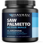 Saw Palmetto for Men with L Arginine Supplement | Hair Health & Male Health Supp