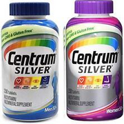 Centrum Silver Men and Women 50+ Bundle Multivitamin/Multimineral Supplement (25