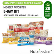 Nutrisystem 5 Day Weight Loss Kit Meals Snack Food Nutrition Fitness 20 count