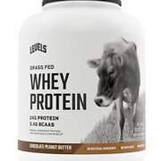 Levels Grass Fed Whey Protein,24G of Protein, Chocolate Peanut Butter, 5LB