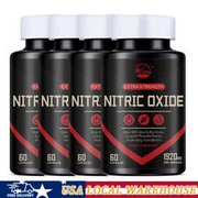 Nitric Oxide Booster, L-Arginine L-Citrulline 1920mg Highest Potency 1/2/4Packs