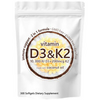 Vitamin D3 K2 Supplement Softgels 300PCS Capsules