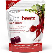 HumanN SuperBeets Grape Seed Soft Chews - 60 Count Pomegranate Berry Exp 2025