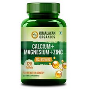 Himalayan Organics Calcium Magnesium Zinc Vitamin For  Bone Health, Joint Suppot