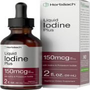 Liquid Iodine Solution Drops | 2 fl oz | 150 mcg | Iodine & Potassium Iodide Sup