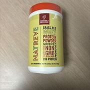 Natreve Grass-Fed Whey Protein Powder French Vanilla Wafer Sundae 24.76ozExp2025